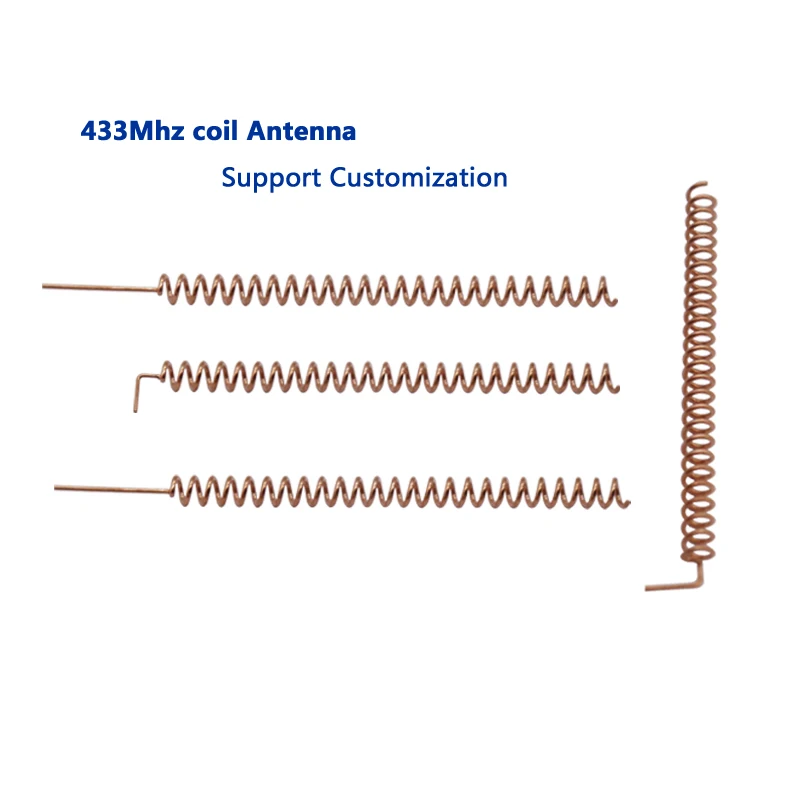 Imagem -06 - Antena Interna Helicoidal Aérea Omni Wifi para Soldagem Controle Remoto 433mhz Lora 3dbi Spring Coil Pcb 100 Pcs