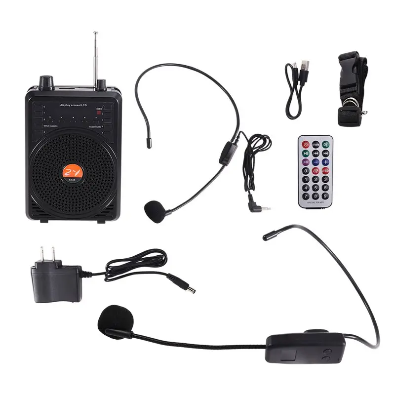 

FEDI-48W 2.4G Teacher Wireless Microphone Bluetooth Portable Rechargeable Mini Voice Amplifier For Teachers Singing Training