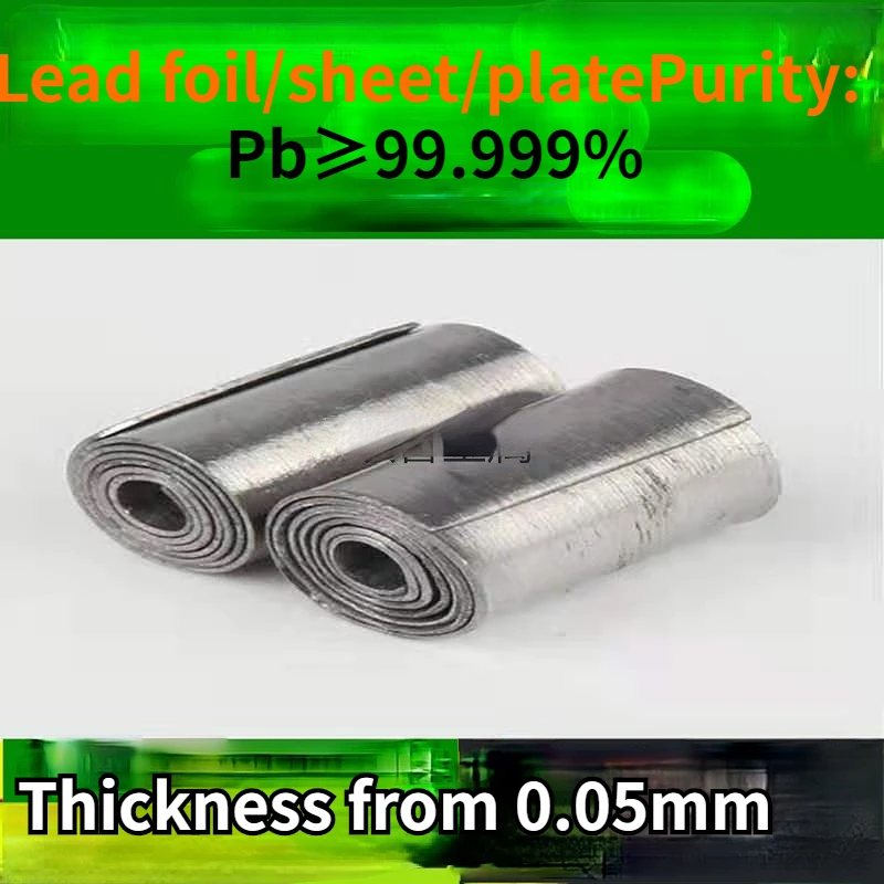 Lead skin Lead sheet Lead plate Pb≥99.999% for scientific research