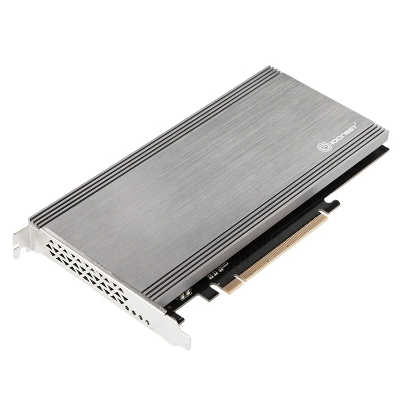 

Двойные порта NVMe с клавишами M.2 м и платой контроллера раздвоения PCIe 3.0 X16