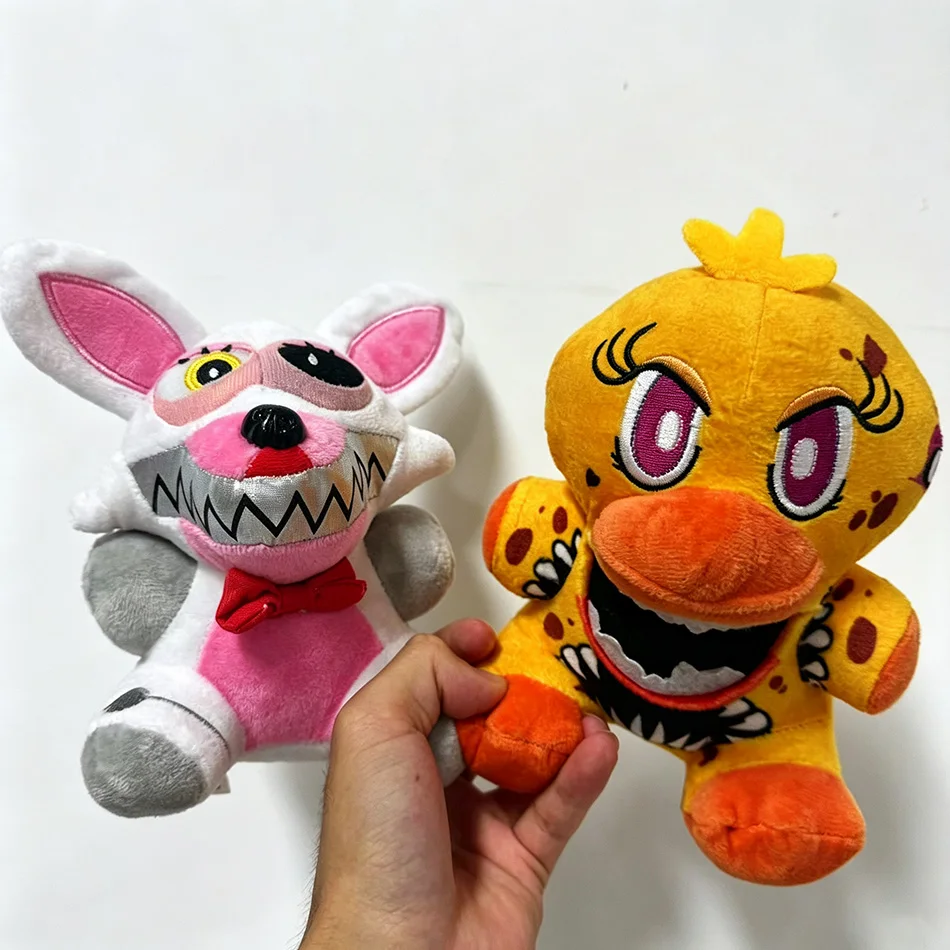 Five Nights at Freddy Fnaf Cute Plush Toy, Bonnie Freddy Bear Foxy Cartoon Stuffed Doll, Game Character Gift for Children