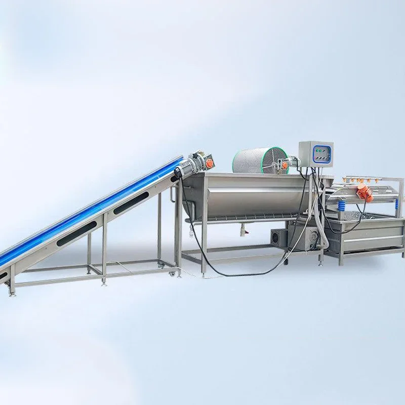 Fully Automatic Vortex Vegetable Washer, Central Kitchen Prepared Meal Processing Production Line, Fruit (Customized)