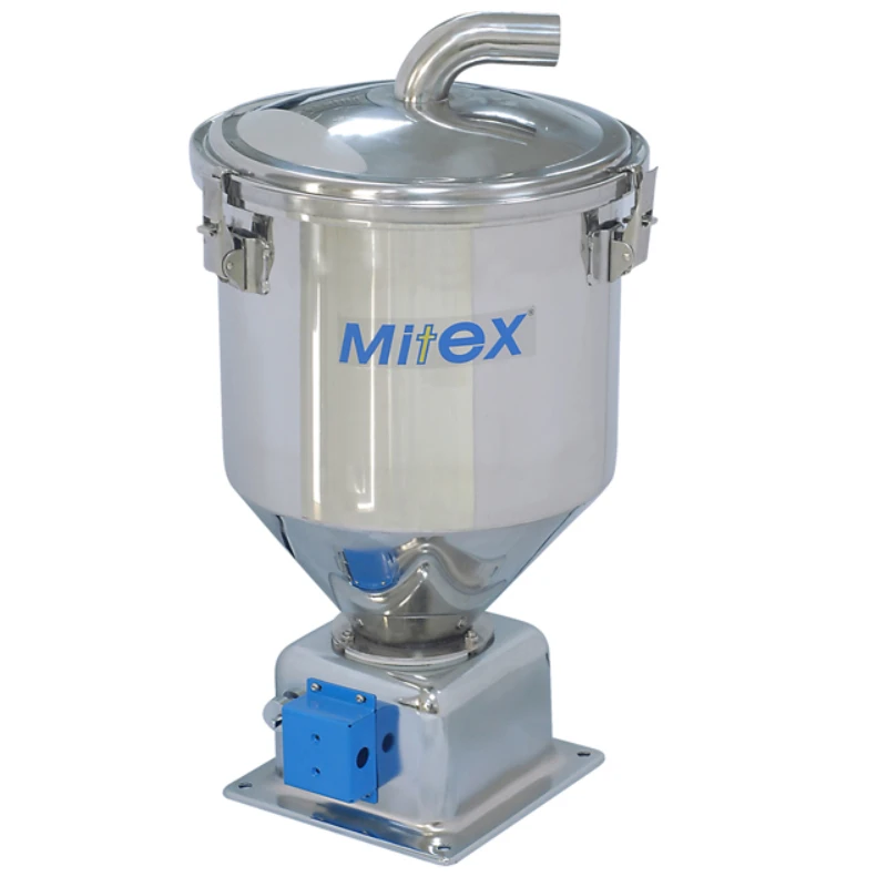 25L 50L automatic plastic pellet material loading hopper stainless center vacuum suction hopper loader