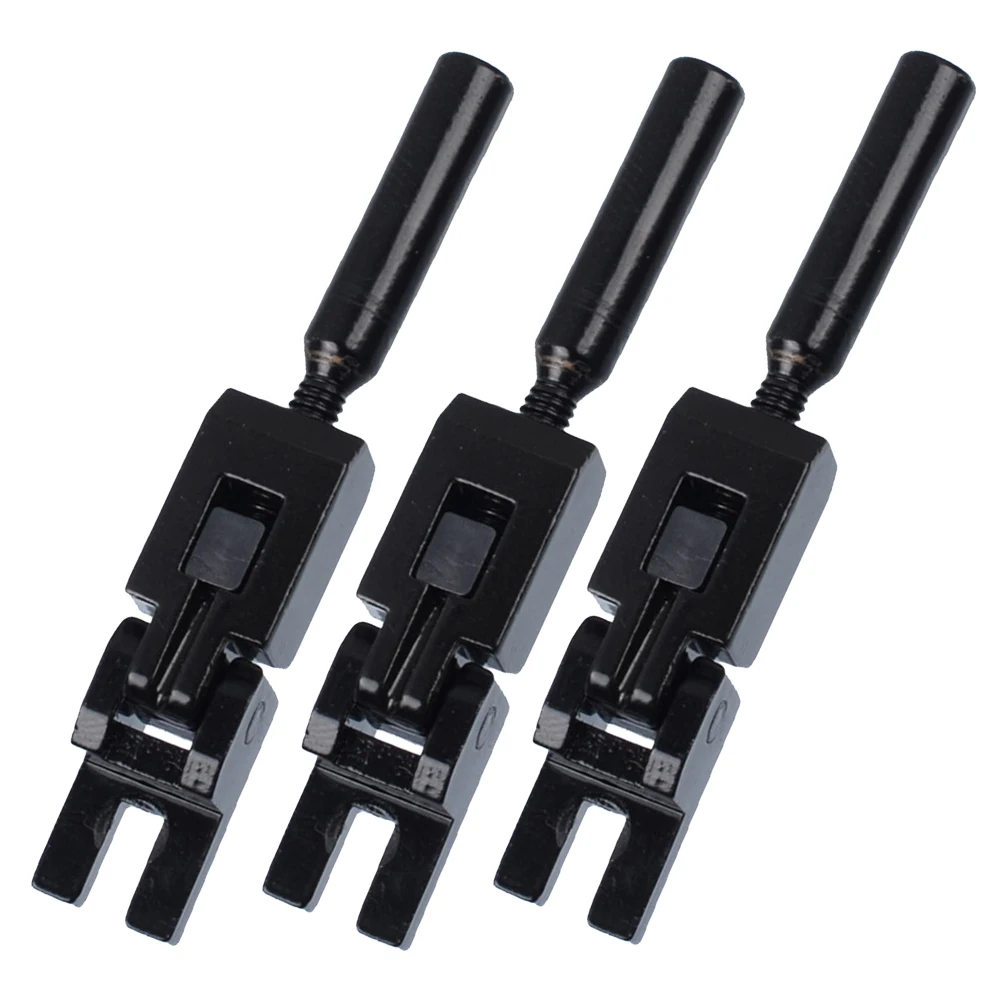 

3pcs Electric Guitar Tremolo Bridge Double Locking System Locked String Saddles for Electric Guitar (Black)