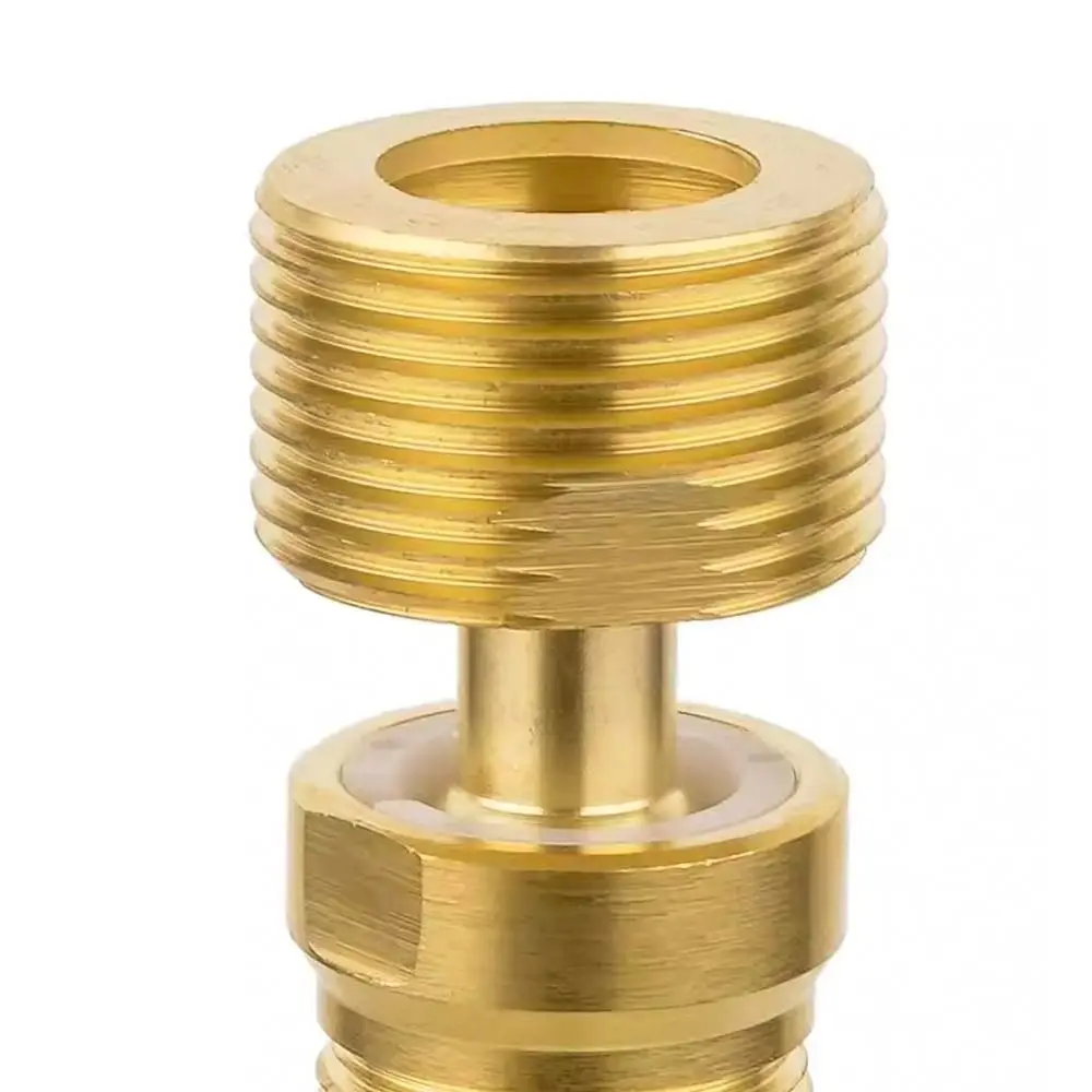 Copper Angled Curved Foot 360° Rotatable Angle Adjustment Shower Faucet Adapter Wall Mounted Lengthened Eccentric Screw Corner