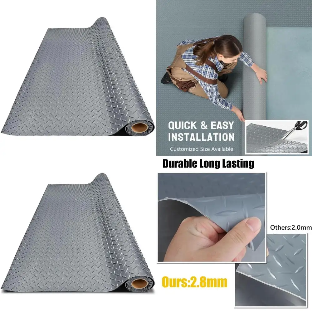 Thick Pvc Garage Fl…