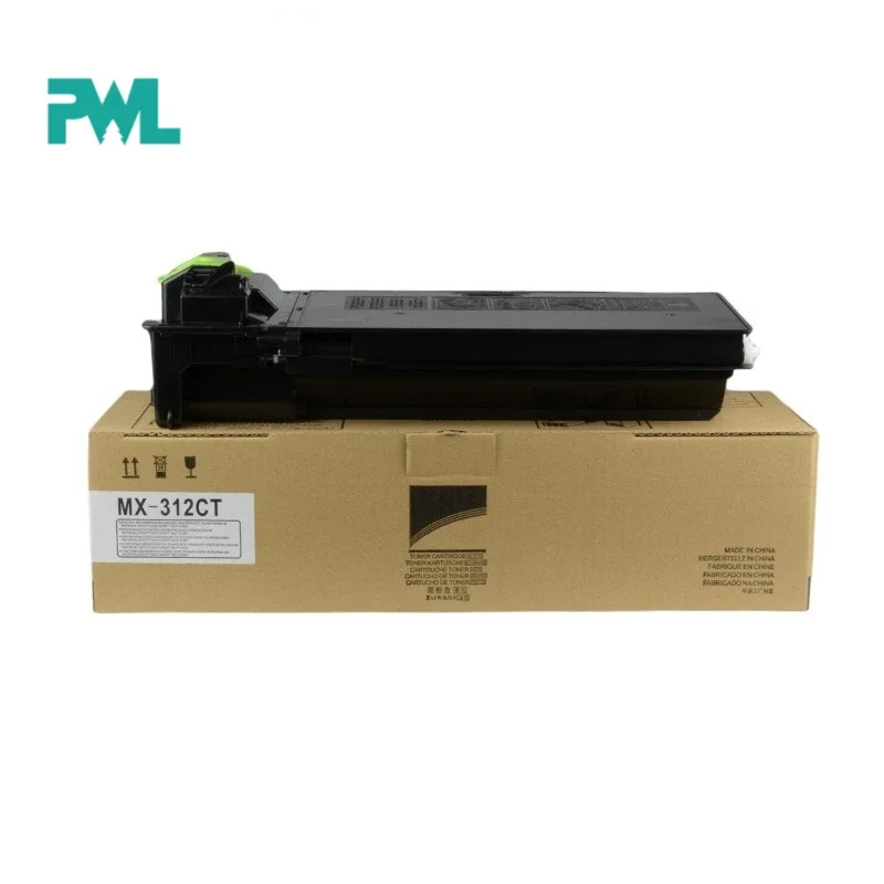 

1pc MX 312CT For SHARP MX M261 M261N M311 M311N M2608U M3108U M3508U Monochrome printer toner cartridge