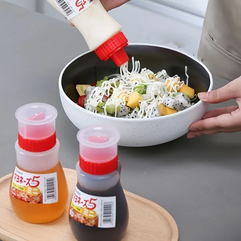 1pc random color barbecue sauce bottle, outdoor barbecue seasoning bottle