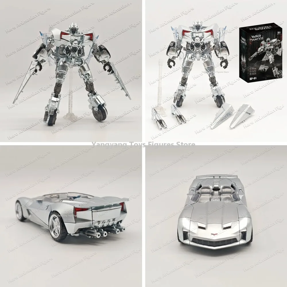 Modelo de juguete HP-01 War Dancer, versión de la película Sideswipe Corvette Assassin, en stock, versión finamente pintada, juguetes transformables