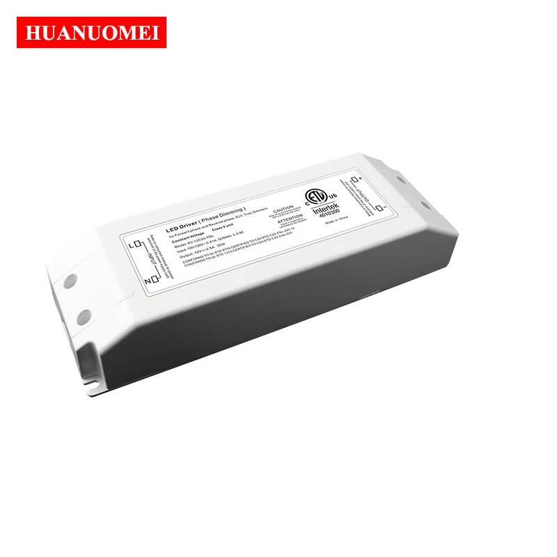 DC 12V 24V 36V 30W Triac Dimmable LED Driver Constant Voltage DC12V Power Supply Lighting Transformers AC90-130V AC180-250V