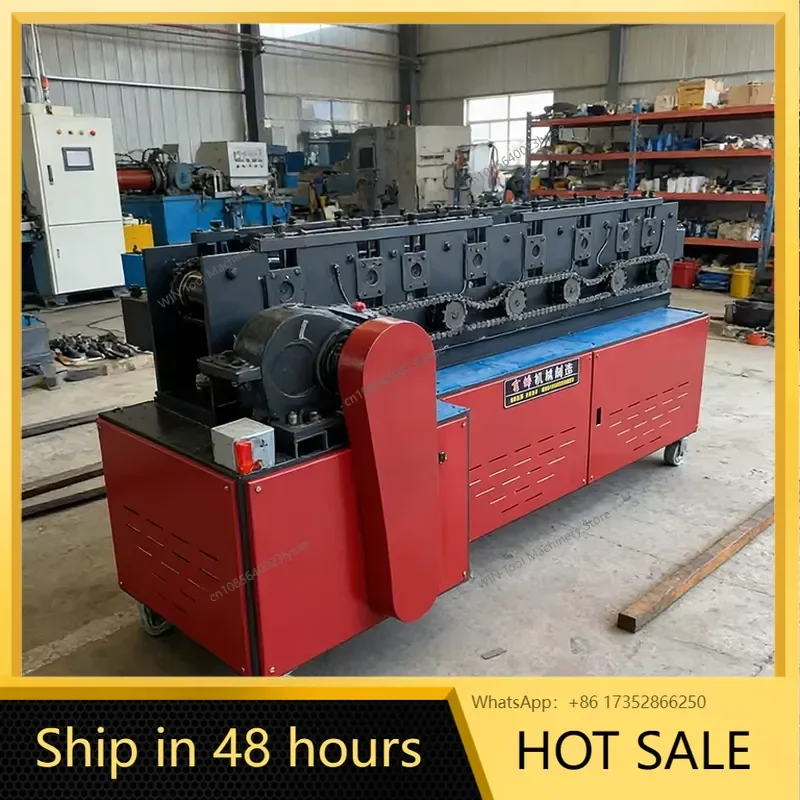 Robust Angle Iron Channel Steel Straightening Machine Fast Automatic Scarp Angle Steel Straightening and Repair Equipment
