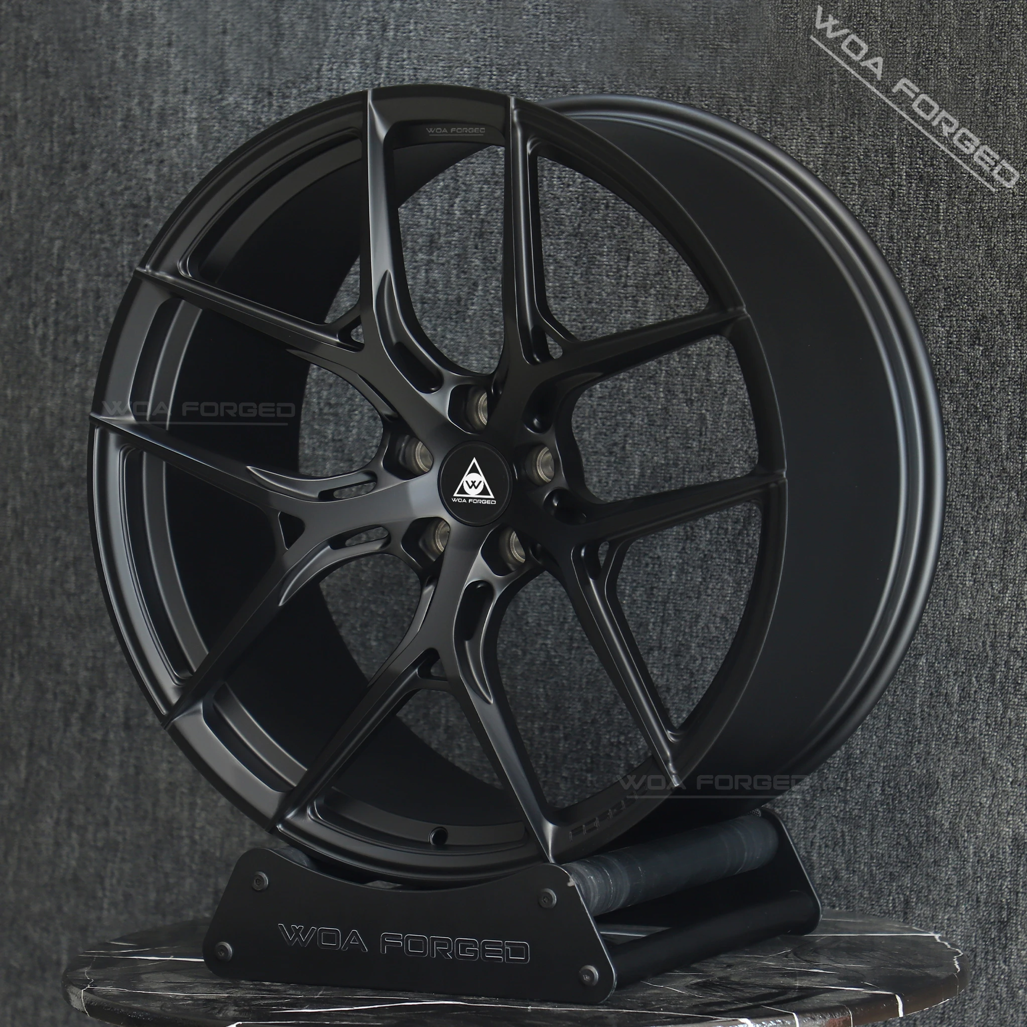 

HF-5 High Quality Five Spoke Y Type Forged Sport Wheels Lightweight Durable and Stylish with Polishing BLACK Gold Painted Finish