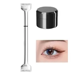 Lower Eyelash Stamp With Ink 2 In 1 Eyelash Seal Eye Liner Eyelashes Extension Eye Makeup Tool For Eye Makeup