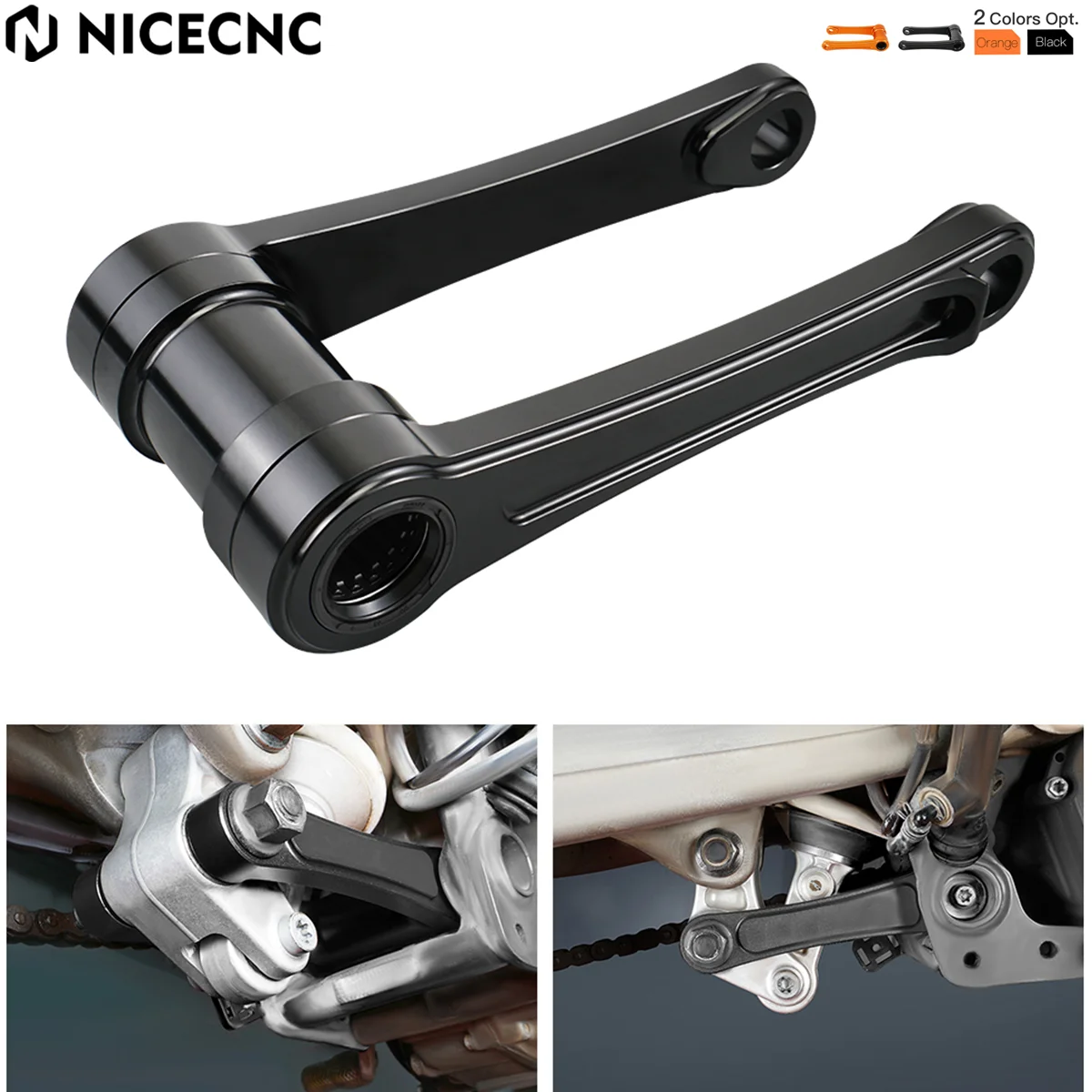 For Husqvarna TC 250 2016 2015 FC 450 FC 350 250 TC 125 Rear Suspension Lowering Link 1'' Shock Absorber For KTM SX 125 SX-F 450