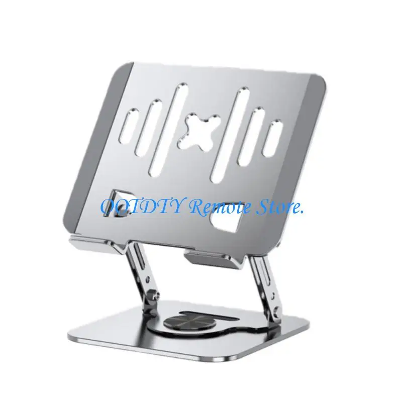  Foldable 360 Rotatable Laptop Stand Height Adjustable Carbon Steel Desktop