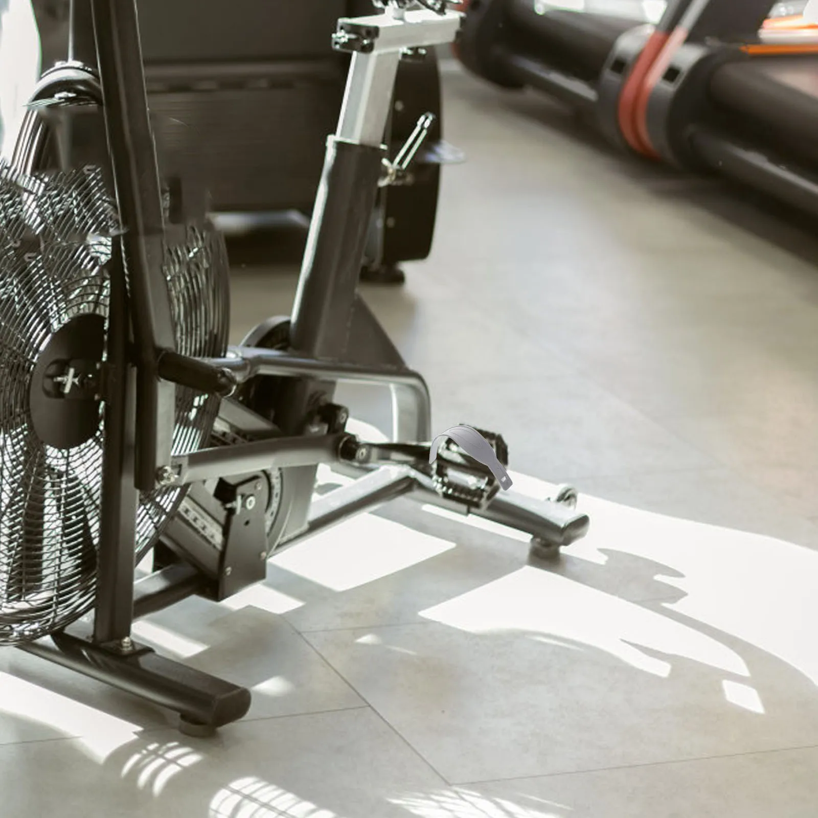 قطعتان من أشرطة الدواسة القابلة للتعديل لدراجات التمرين، تصميم مرن، مادة PP متينة، حامل قدم لركوب الدراجات في الأماكن المغلقة، محمول #5