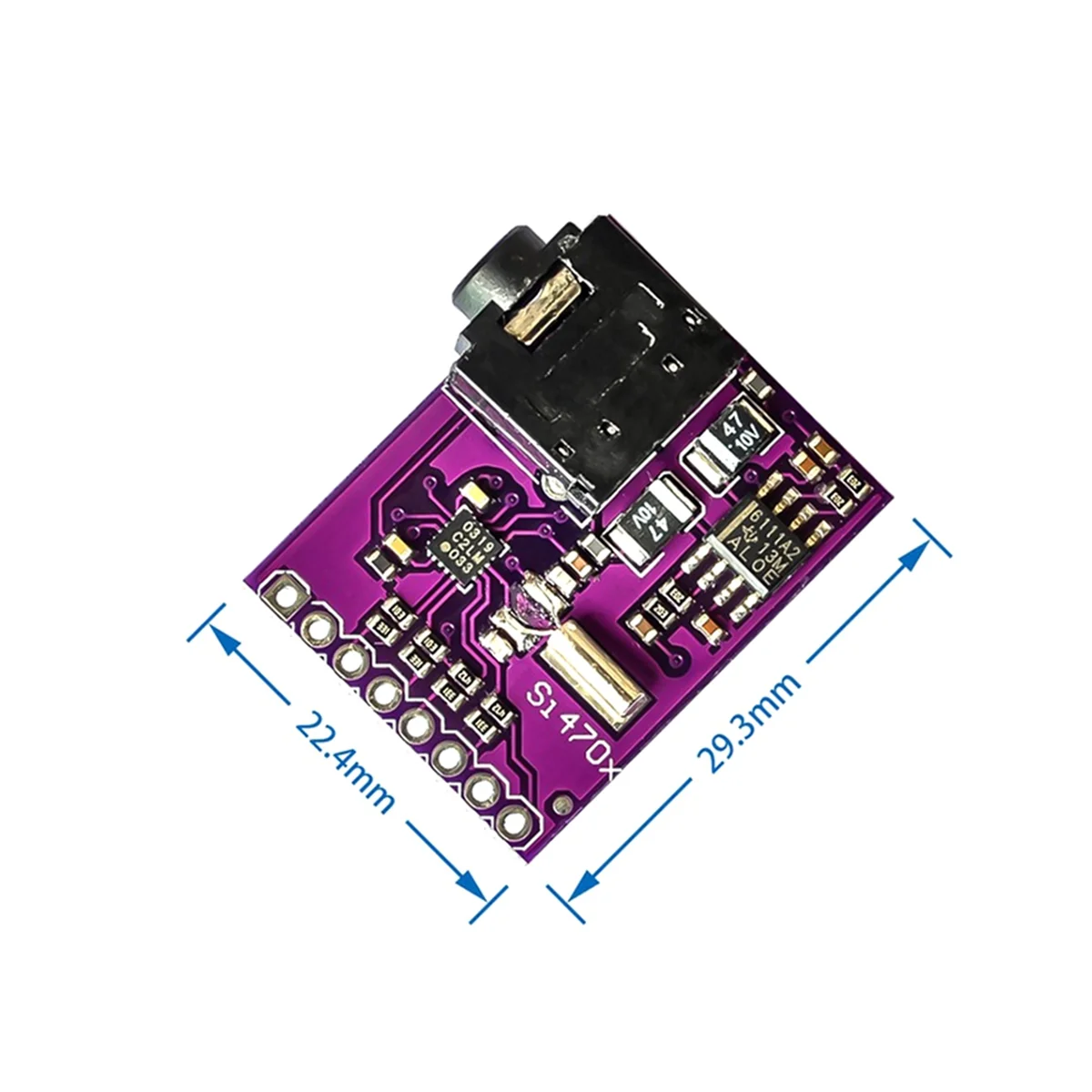 ABJZ Si4703 FM موالف التقييم مجلس وحدة معالجة البيانات بث الراديو الرقمي ل AVR ARM الموافقة المسبقة عن علم مع دبابيس