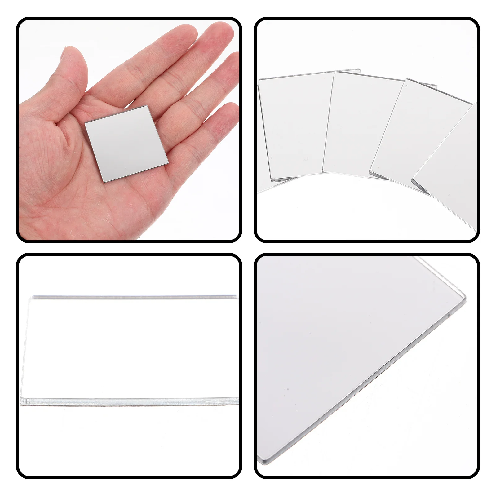 

30Pcs DIY Mini Mirror Wall Stickers Acrylic Sheets Self-Adhesive for Living Room Bathroom Mirror Wall Art Decor