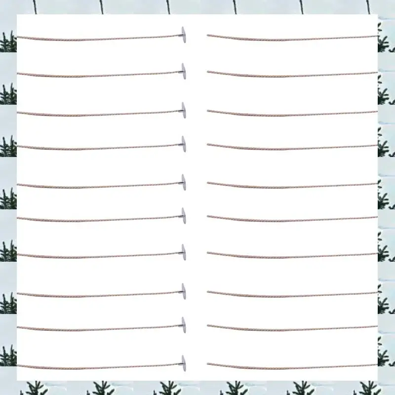 

ABLG 400Pcs ECO Wicks For Soy Candles, 8 Inch Pre-Waxed Candle Wick For Candle Making,Thick Candle Wick With Base