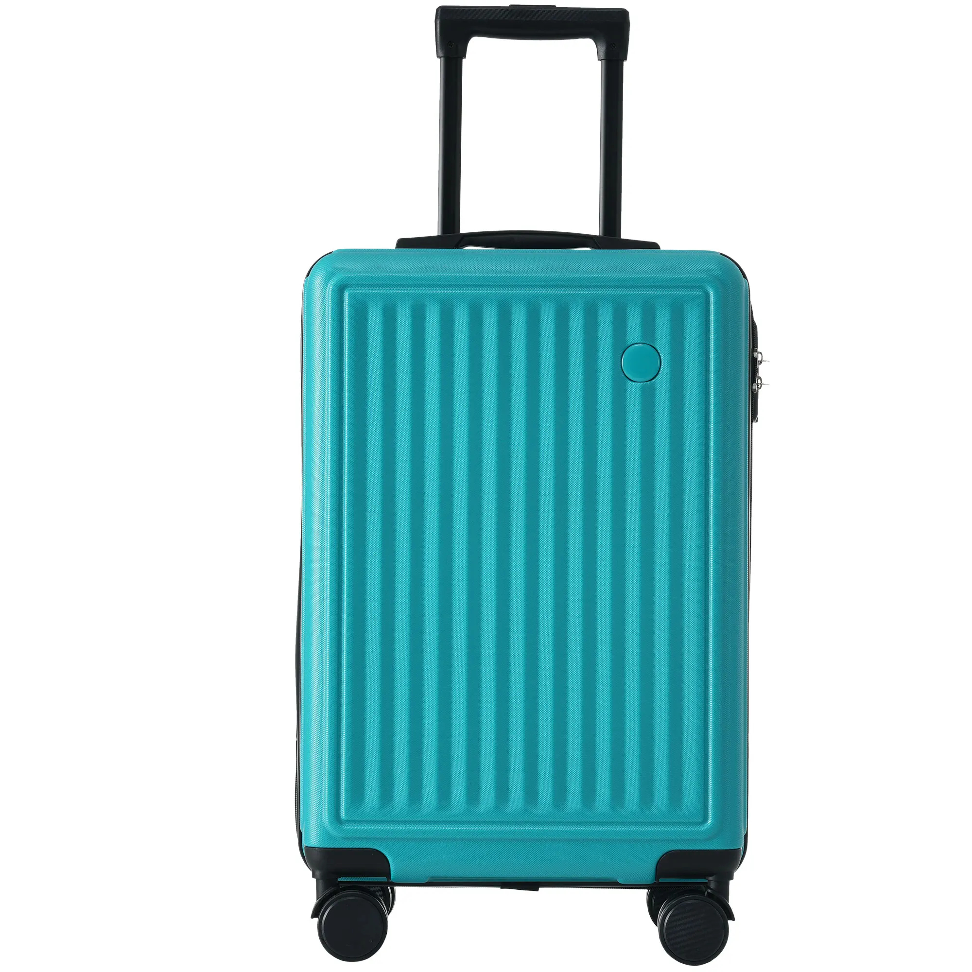 VSOGA Hard Shell Suitcase suitcase hand luggage 4 Rolls ABS Material TSA Custom Lock 36*23*56 cm Green