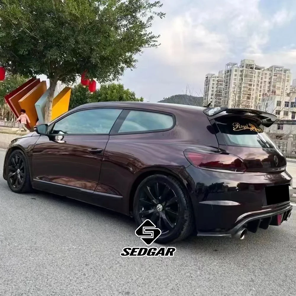 For 2009--2017 VW Volkswagen Scirocco Trunk Spoiler Ordinary Standard Type ABS Plastic Unpainted Spoiler Trunk Boot Wing Spoiler