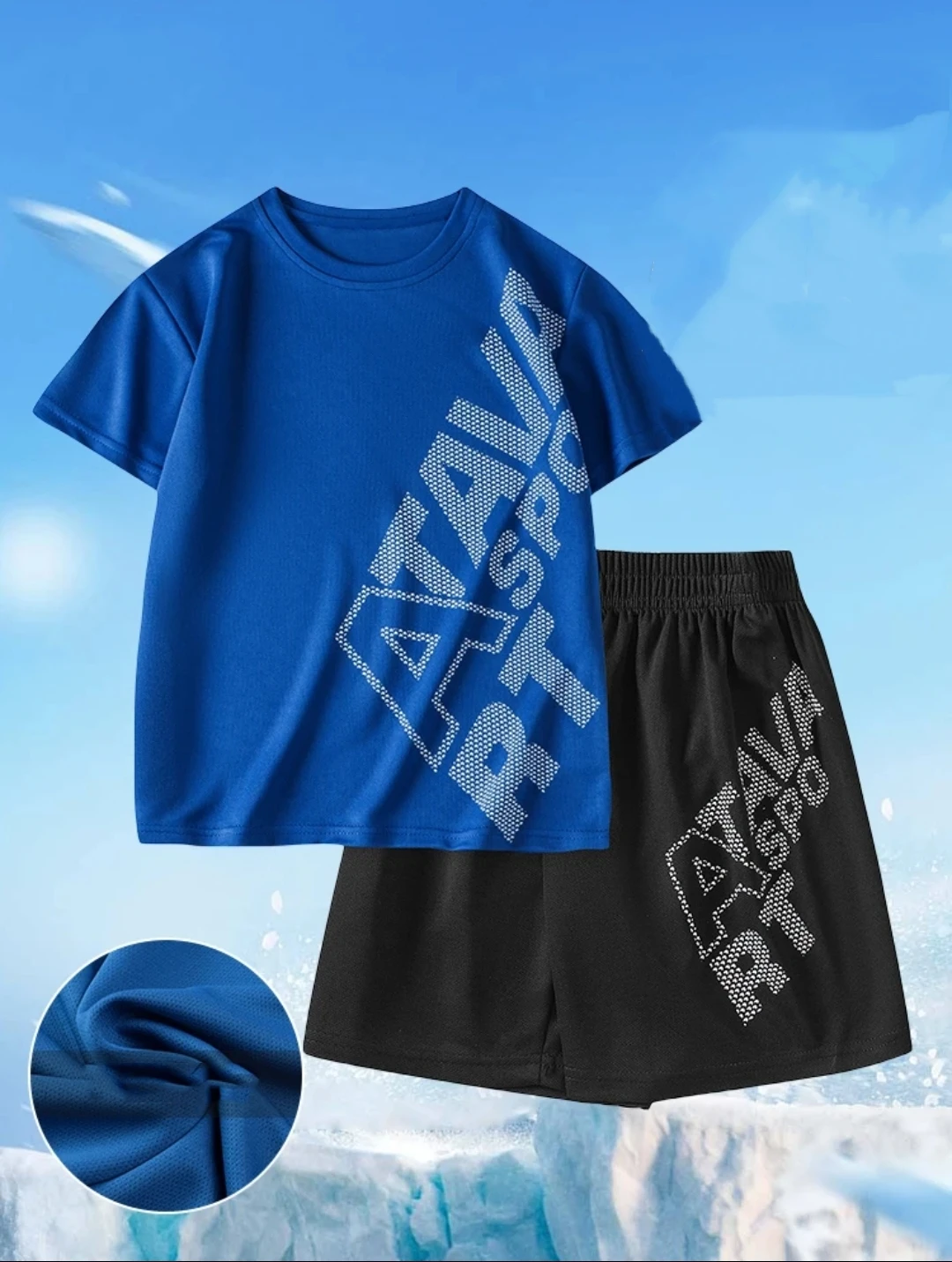 Dubbped Kids 2Pcs Boys Clothing Sets Summer Kids Basketball Uniform Boys Sports Suits for Teenage Children Tracksuit Child Set