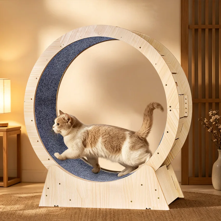 Cat Treadmill Large-Roller Toy Exercise Fitness Multi-Layer Board Running Wheel Density Board Intelligence Development