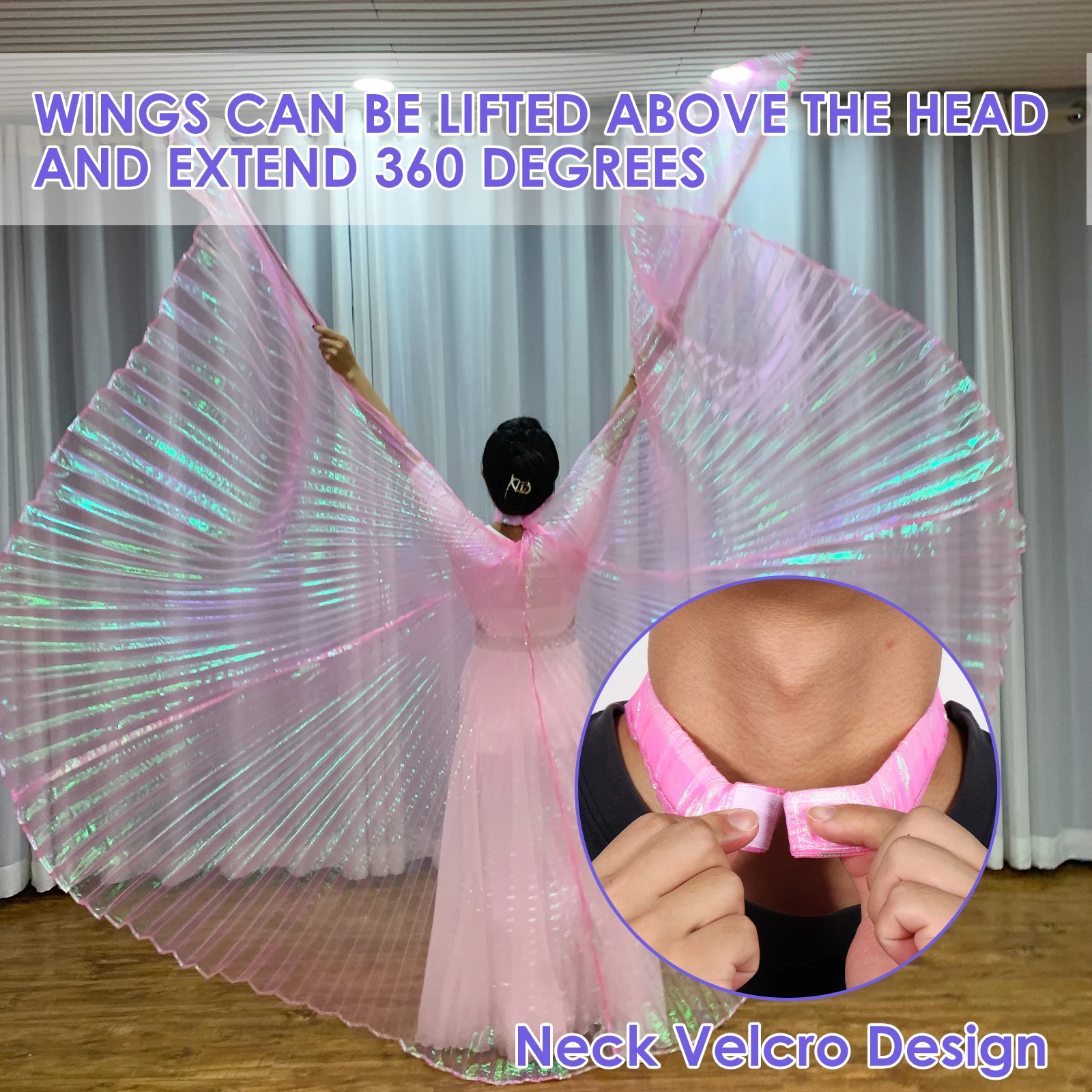 Angel Wings Big Angel Wings Adult Lightweight Dance Wings Easy to Operate Angel Wings Elegant Big Angel Wings Adult