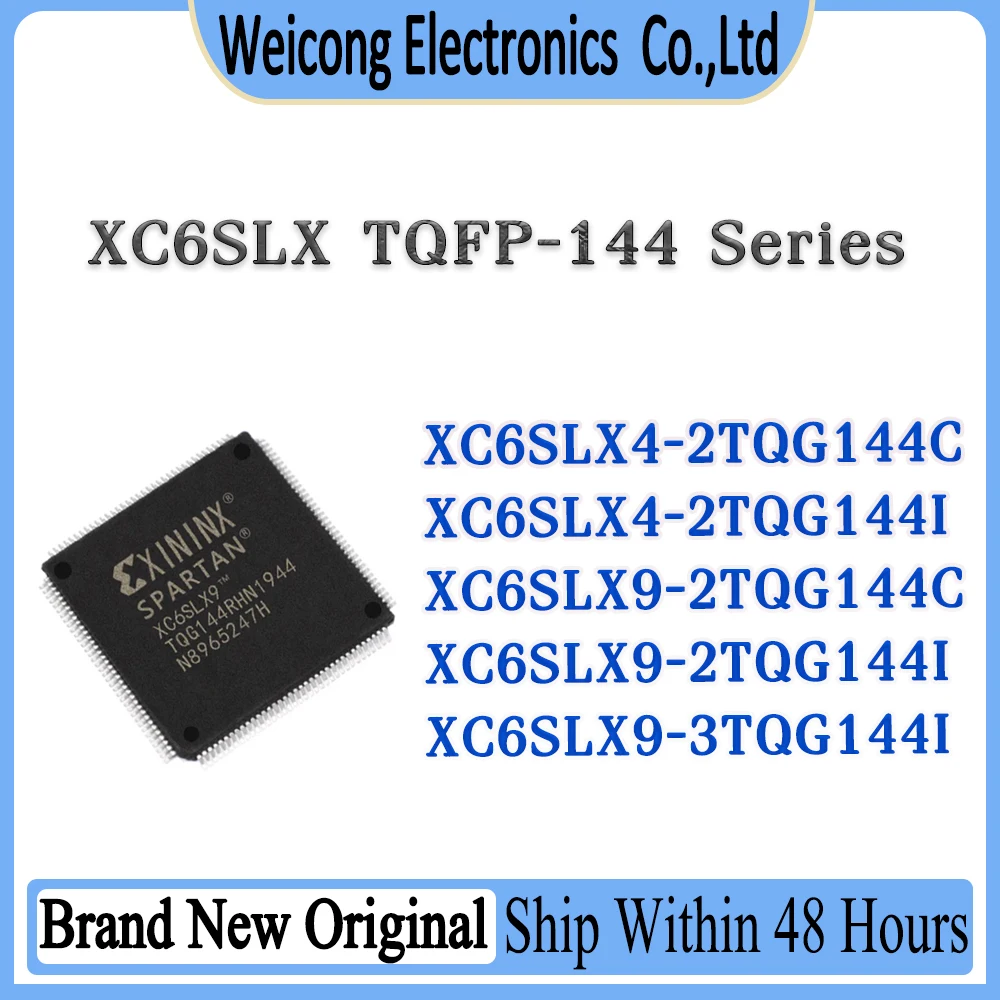 

XC6SLX4-2TQG144C XC6SLX4-2TQG144I XC6SLX9-2TQG144C XC6SLX9-2TQG144I XC6SLX9-3TQG144I XC6SLX4 XC6SLX9 XC6SLX IC Chip TQFP-144