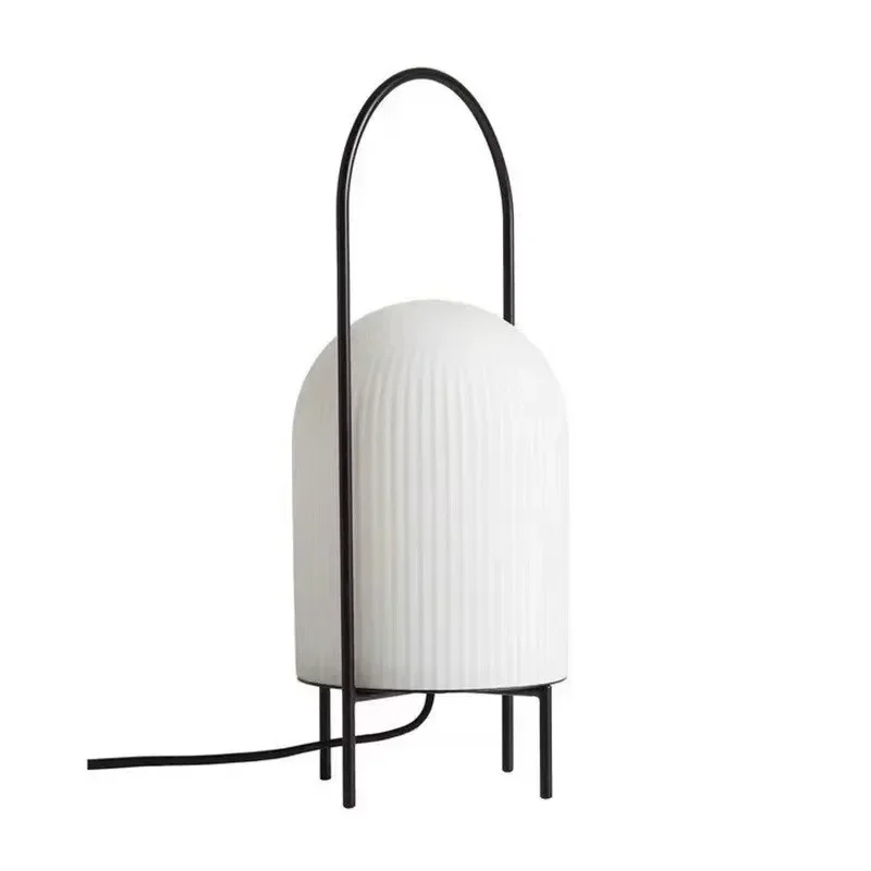 

Nordic simple desk lamp ins designer bedroom bedside lamp wrought iron decoration light luxury premium desk lamp