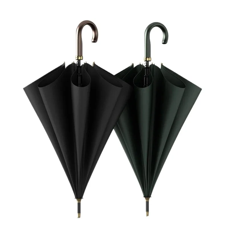 Big Long Umbrella Men 121cm Luxury Golf Umbrella Windproof Strong Fashion Large Rain Umbrella for Woman