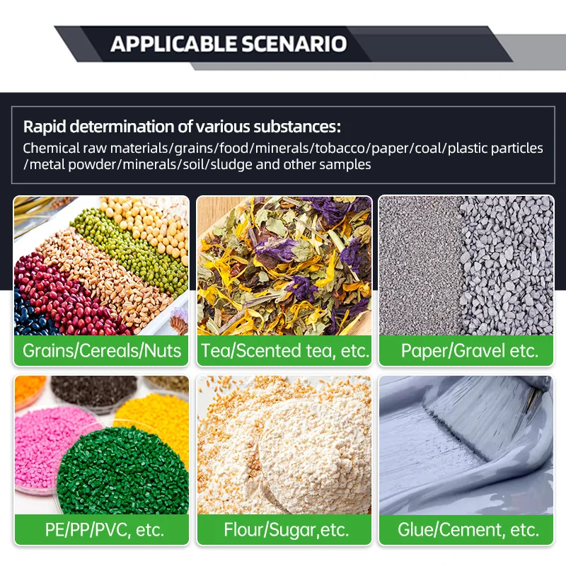 120 جرام مقياس الرطوبة الهالوجين محلل 5 بوصة تعمل باللمس البلاستيك الجسيمات التدفئة الهالوجين مقياس الرطوبة لتغذية الذرة الغذاء