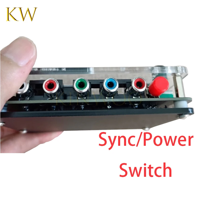 RGBS/SCART European Standard Picture Adjuster with shell Adjustable Screen Conversion PCB for adjust Image Position