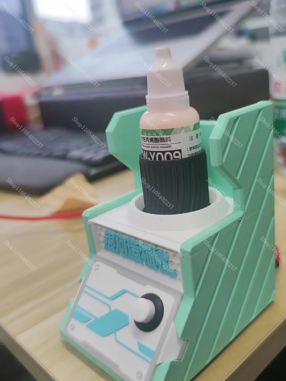 Electric Paint Shaker Mixer Fast Charge Adjustable Speed with 19mm 22mm Adapters for Water Based Paint
