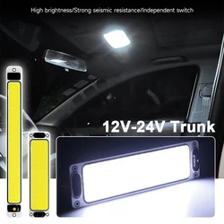 NOXLH 12V-24V 108 Lamp COB Ultra-thin Panel Dome Lamp Interior Reading Light Roof Ceiling Trunk Car Interior Lamp Accessories