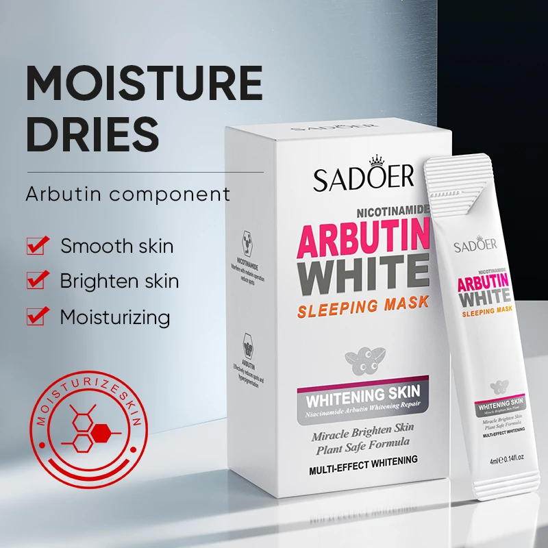 

SADOER Niacinamide Arbutin Night Jelly face Mask Moisturizing Soothing Shrink Pores Facial Mask Beauty Skin Care