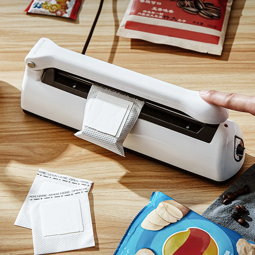 

Bincoo Sealing Machine Small Household Food Heat Sealer Hanging Ear Coffee Bag Tea Mini Sealer Kitchen Accessories