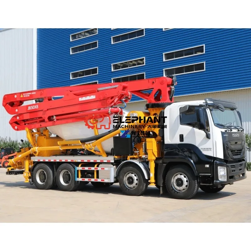 New Truck Mixer Pump 24M 30M 33M Concrete Mixing Pump Truck Upper Kit Heavy‑Duty Construction Machinery for Building Project