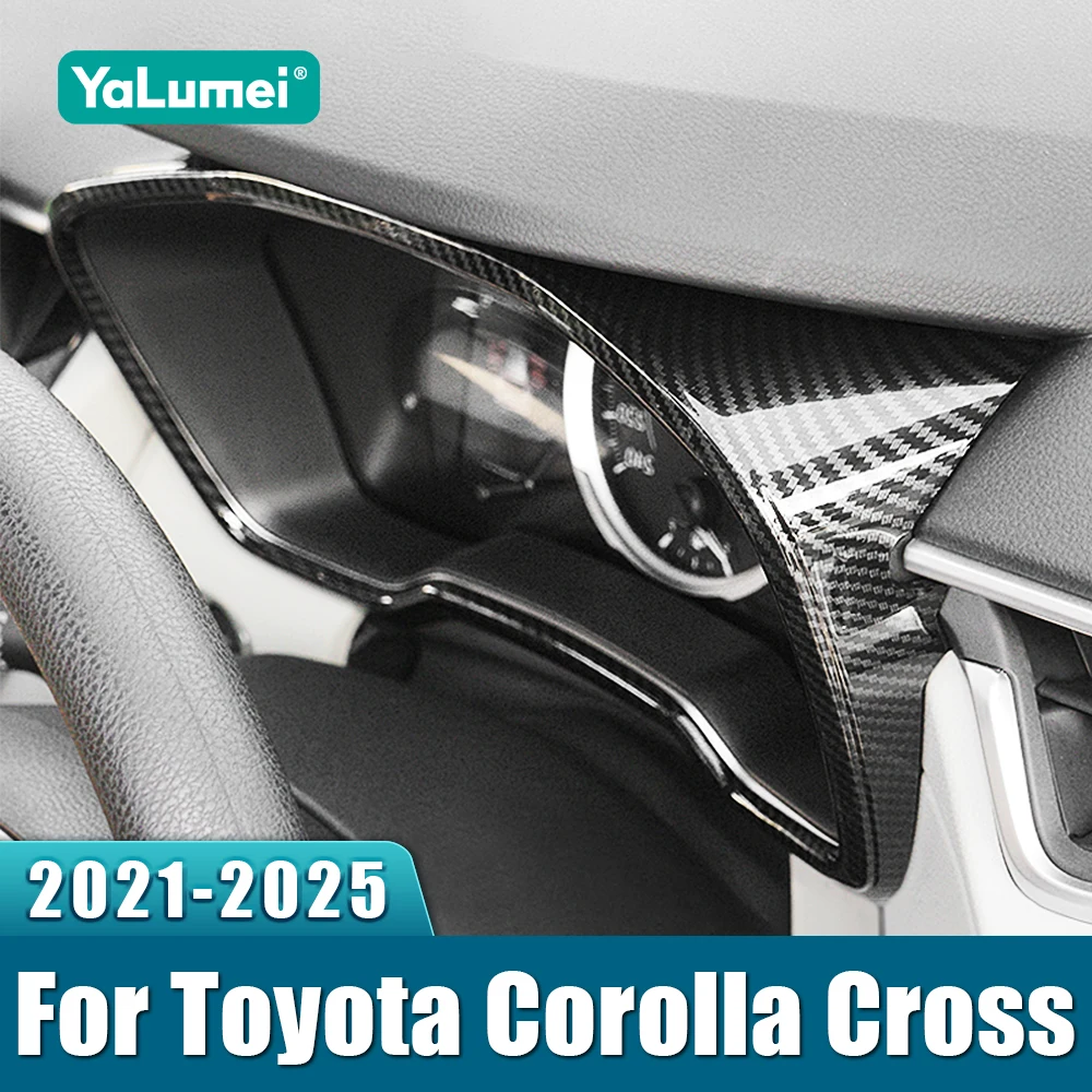 Für Toyota Corolla Kreuz XG10 2021 2022 2023 2024 2025 Auto Instrument Display Tacho Gauge Abdeckung Fall Trim Rahmen aufkleber