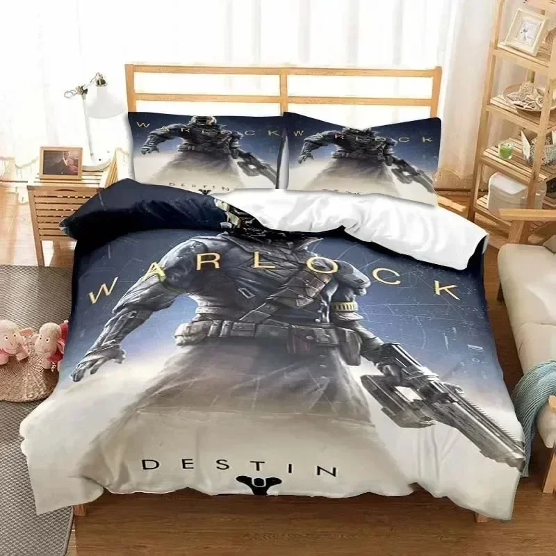 2025 Luxury New 3D Print Game Destiny Bedding Set Boys Girls Twin Queen Duvet Cover Bed Kids Adult Fashion Home Textileextile