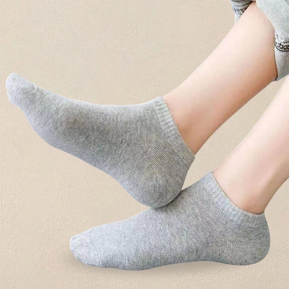 30 Pairs Women Solid Color Ankle Socks Lightweight Breathable Comfortable Deodoriz Sweat Absorbing Low Chest Ankle Socks Socks