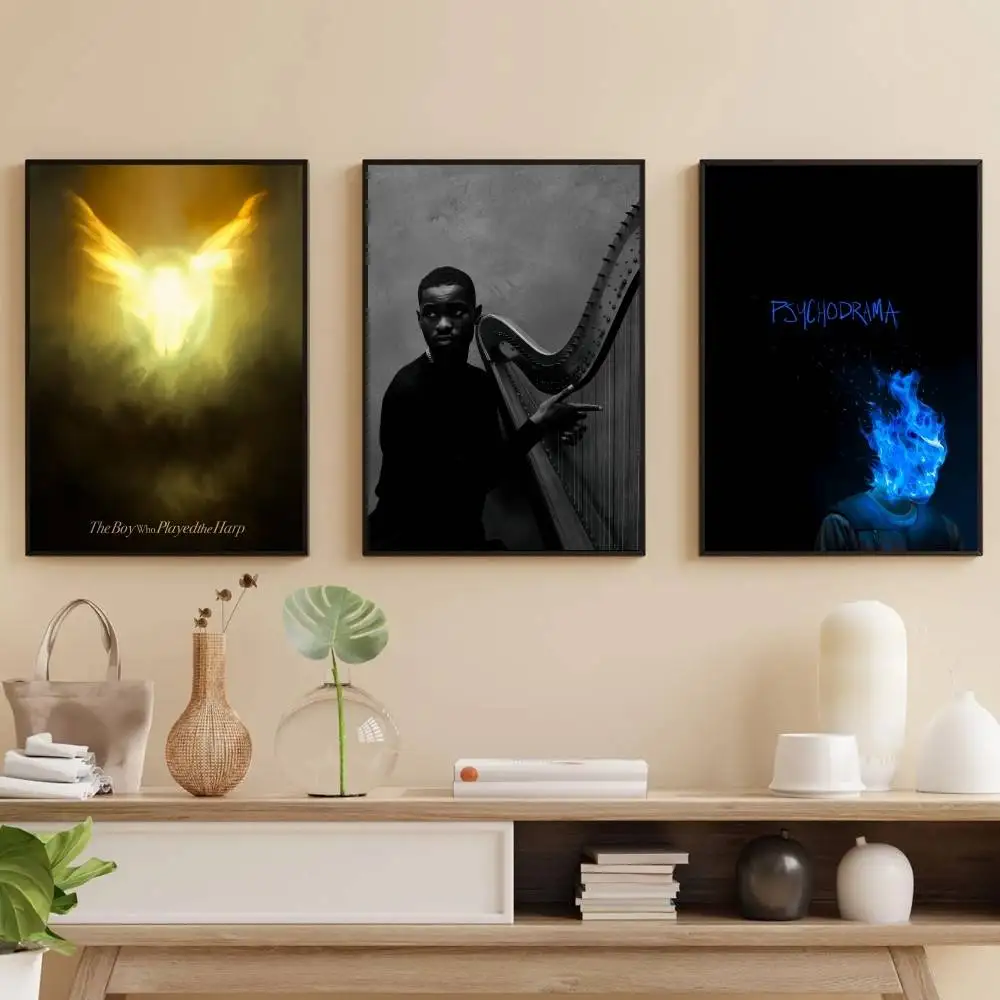 

D-Dave The Boy Who Played the Harp Poster Self-adhesive Art Waterproof Paper Sticker Coffee House Bar Room