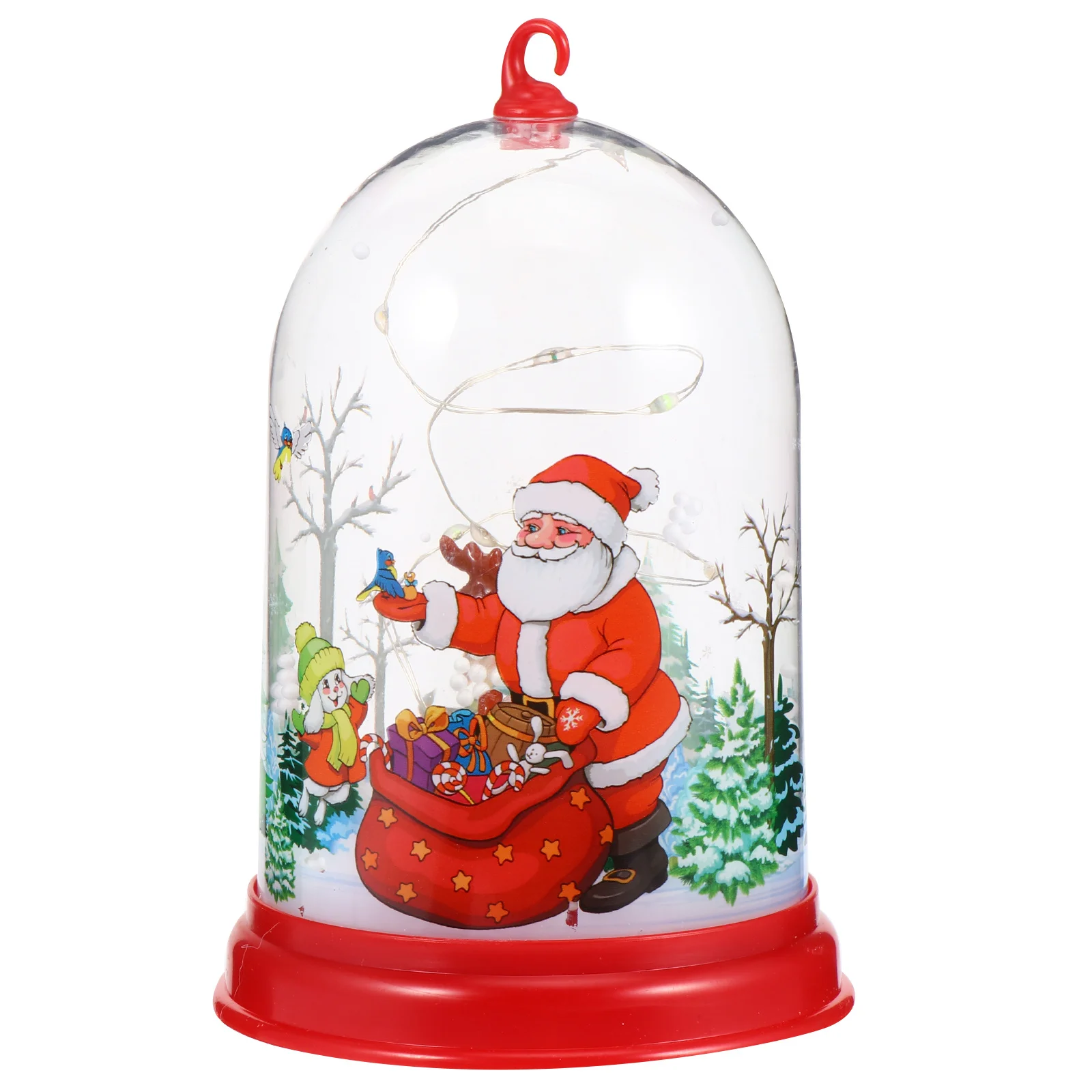 1 pezzo di renna di Natale luce 3D modellazione di Natale lampada a bagliore caldo per decorazioni per feste luce notturna da tavolo decorazione natalizia