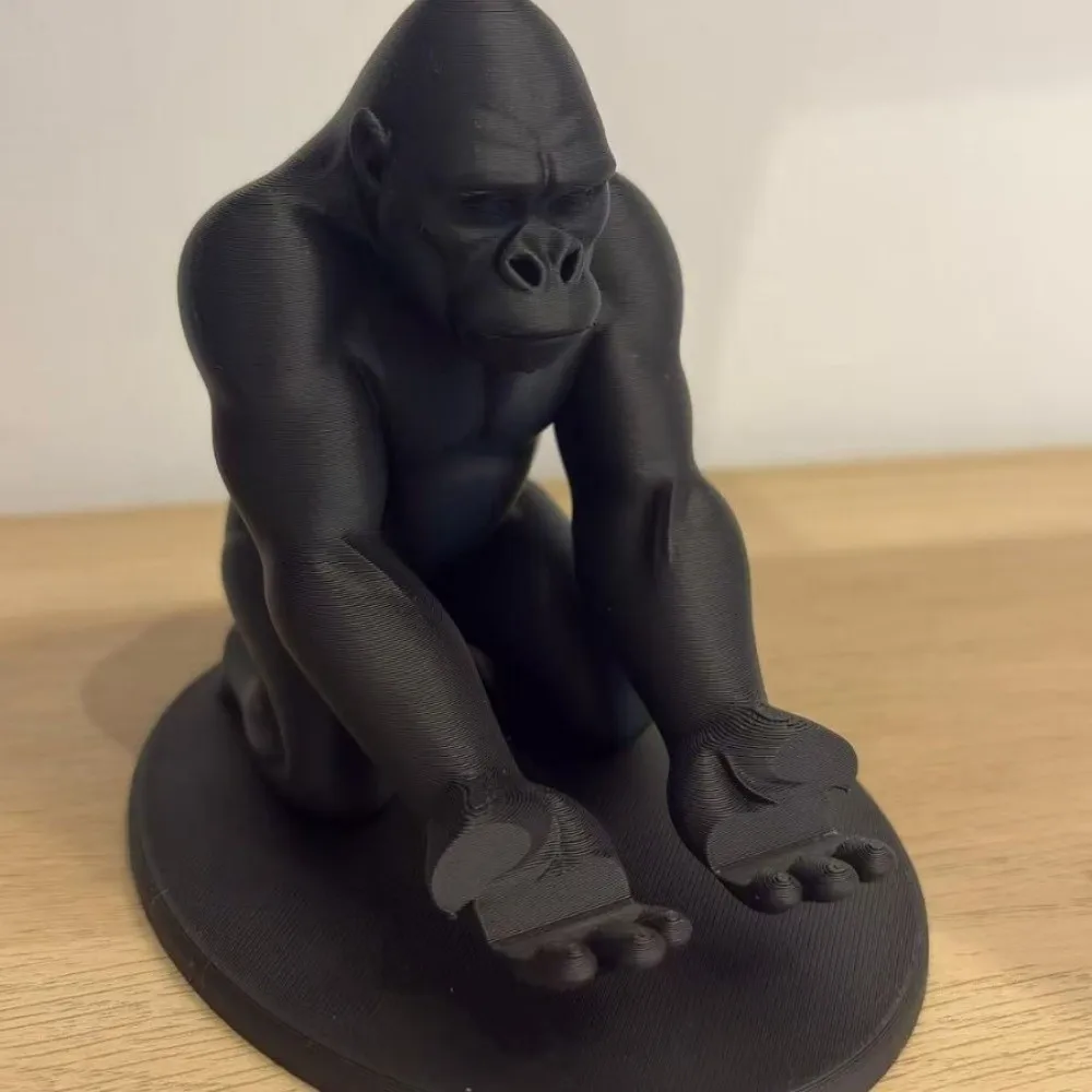 Funny Gorilla-Shaped Stand Creative 3D Printed Gorilla Ornaments Decorations Multi-functional Business Card Holder Birthday Gift