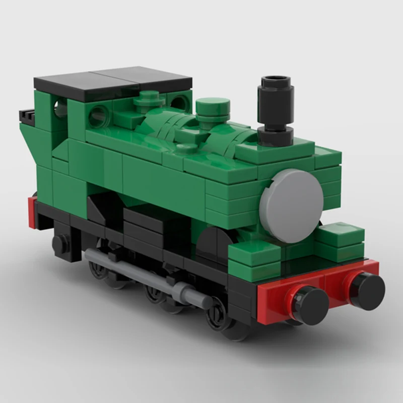 인기 애니메이션 도시 자동차 모델 MOC 빌딩 벽돌 증기 기관차 모듈 형 기술 선물 휴일 조립 어린이 장난감 정장