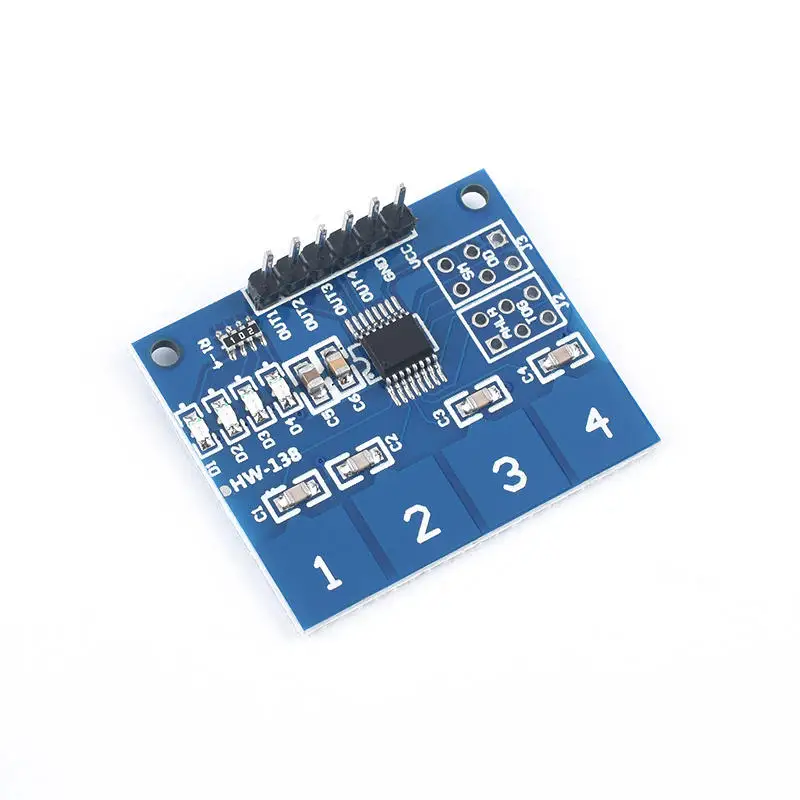 TTP224 4-Way Capacitive Touch Switch Digital Touch Sensor Module 4 bits