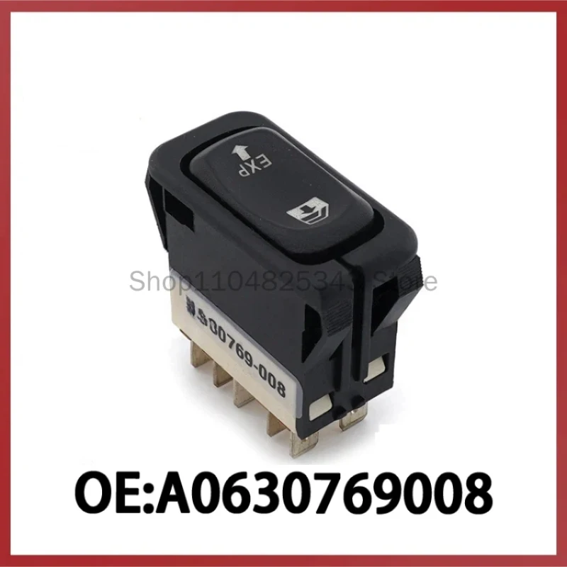 A0630769008 adecuado para Freightliner Columbia, interruptor regulador de vidrio automotriz, interruptor de ajuste de ventana