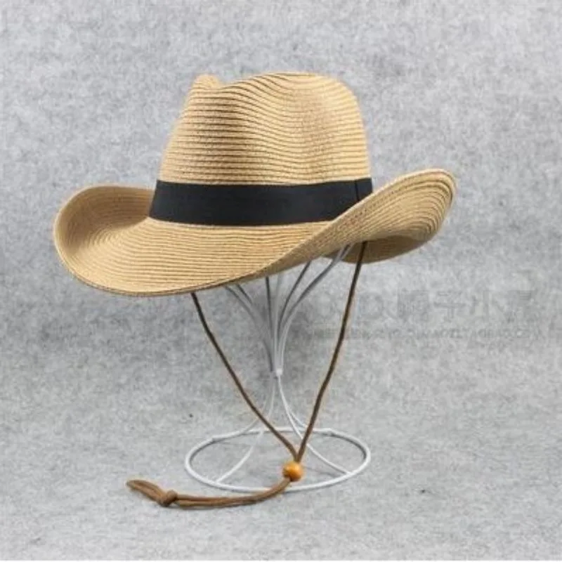 Unisex Summer Large Size Foldable Wide Brim Straw Beach Sun Hat