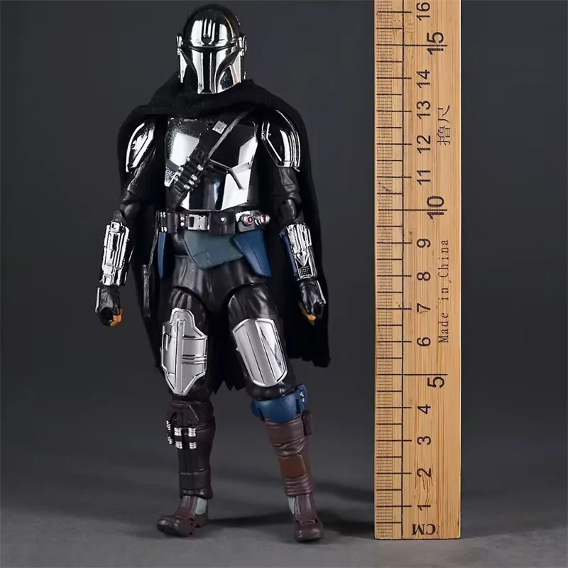 MAFEX 256 The Mandalorian Glogu Actionfigur Star Wars Mandalorian Figur 6 Zoll Galvanisierte Version Plating Edition Sammlerstück – Detail 8