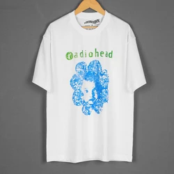 Radiohead Pablo Honey Alternative Rock Band T Shirt Thom Yorke Massive Attack Men's Printed Short Sleeves Clothes Top Shirt